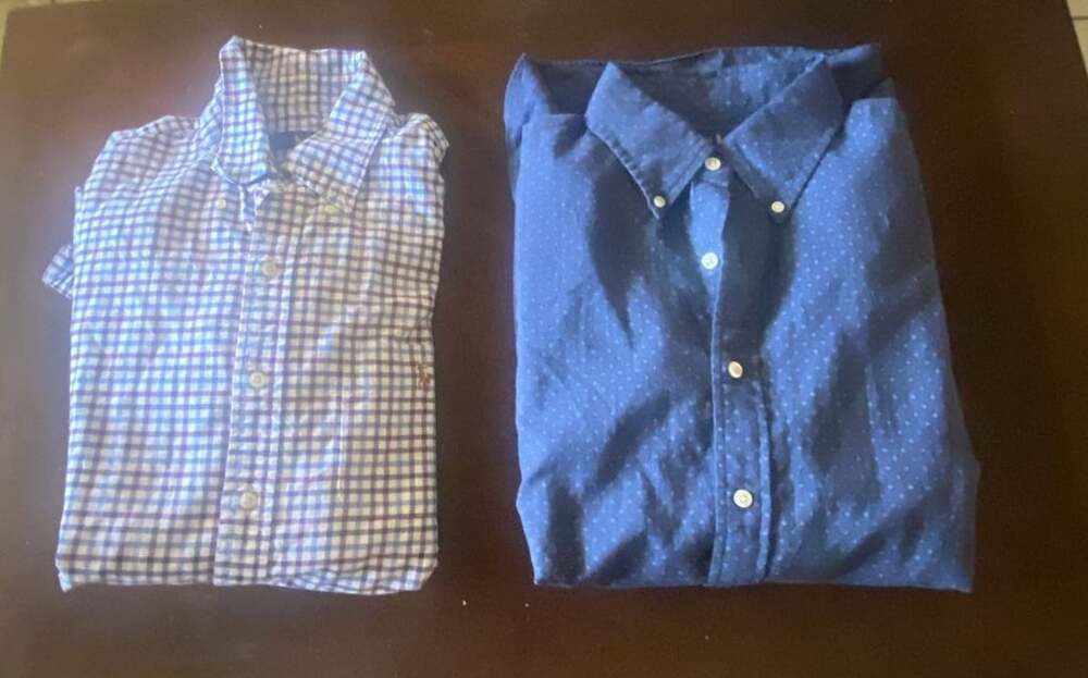 Lot of 2 Ralph Lauren Men's Button-Down Shirts, Size Large